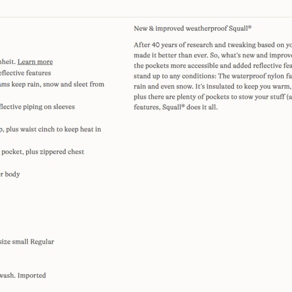 Land's End New & Improved weatherproof Squall Jacket - Size Lg - Picture 8 of 10